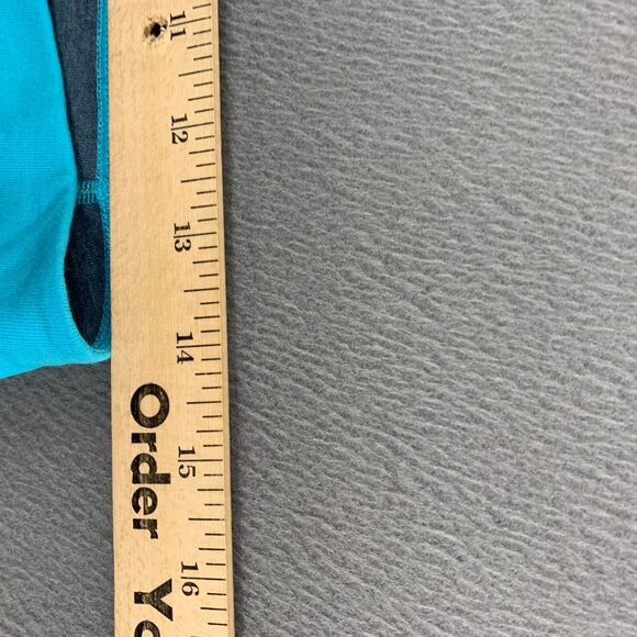 Nike Dri-Fit Pants Women's Medium Blue Yoga Fitness Workout Color Block - Picture 8 of 14